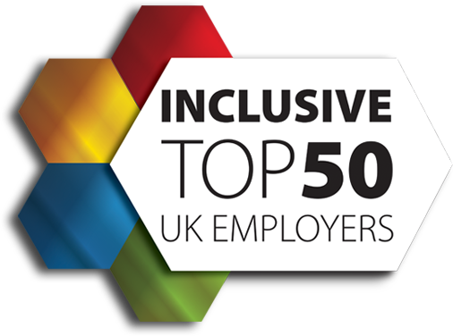 Top 50 Inclusive UK Employers List 2023 Logo
